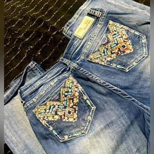 Grace in LA easy fit jeans. Like new.